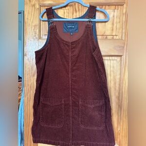 Toad & Co wide wale Corderoy mini dress size Large never worn